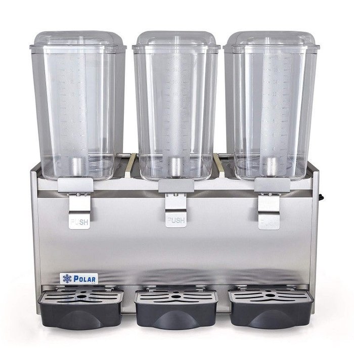 DISPENSADOR DE BEBIDAS 3 TAZONES POLAR DB18X3