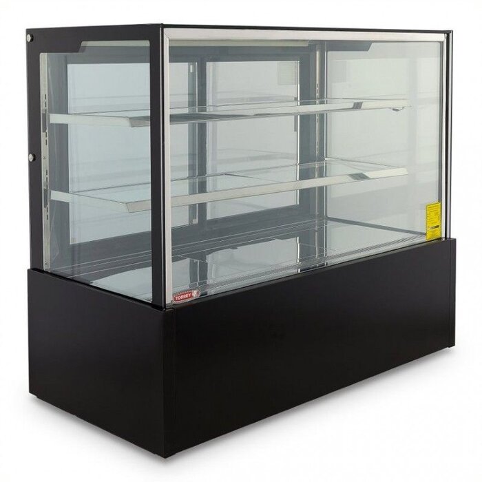 VITRINA REFRIGERADA FULL GLASS 120CM RECTA TORREY VFG-120R