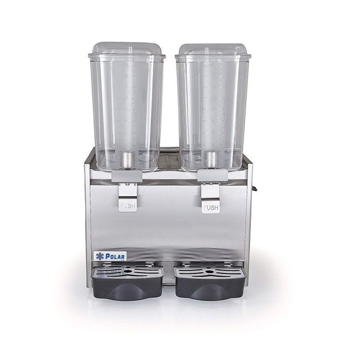 DISPENSADOR DE BEBIDAS 2 TAZONES POLAR DB-18X2