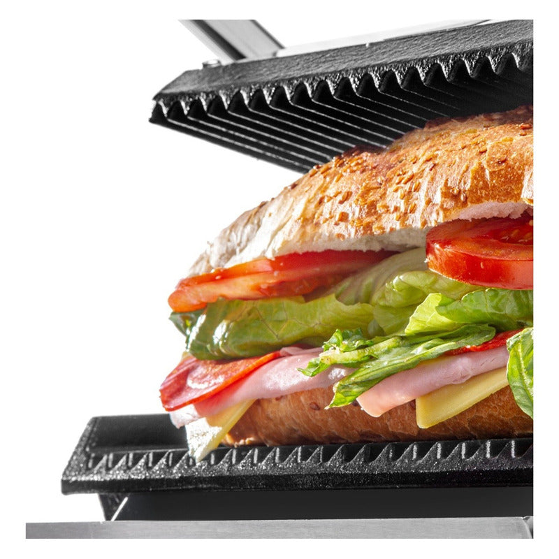 Asador Eléctrico Rhino Planpa-1800 110v Acero Inoxidable Acero Inoxidable