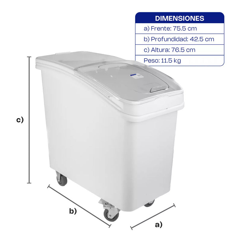 Almacenador Tipo Carro 102 Lt Caledonia Algra-102c