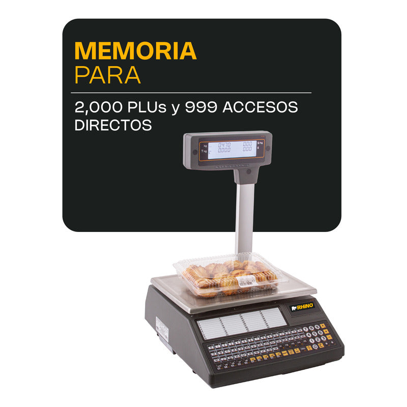 Báscula Electrónica Etiquetadora Baet-30x Con Conexión Wifi