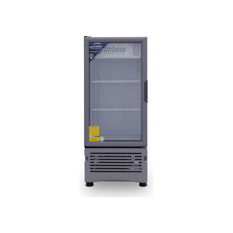 Refrigerador Comercial Vertical Imbera Vr-09 1 Puerta Reyfri Gris