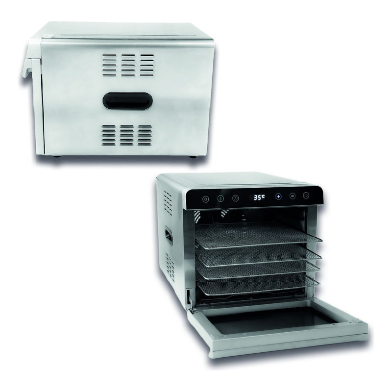 Deshidratador Alimentos Rhino Desali6 Charola 30x28cm 30a85° Gris
