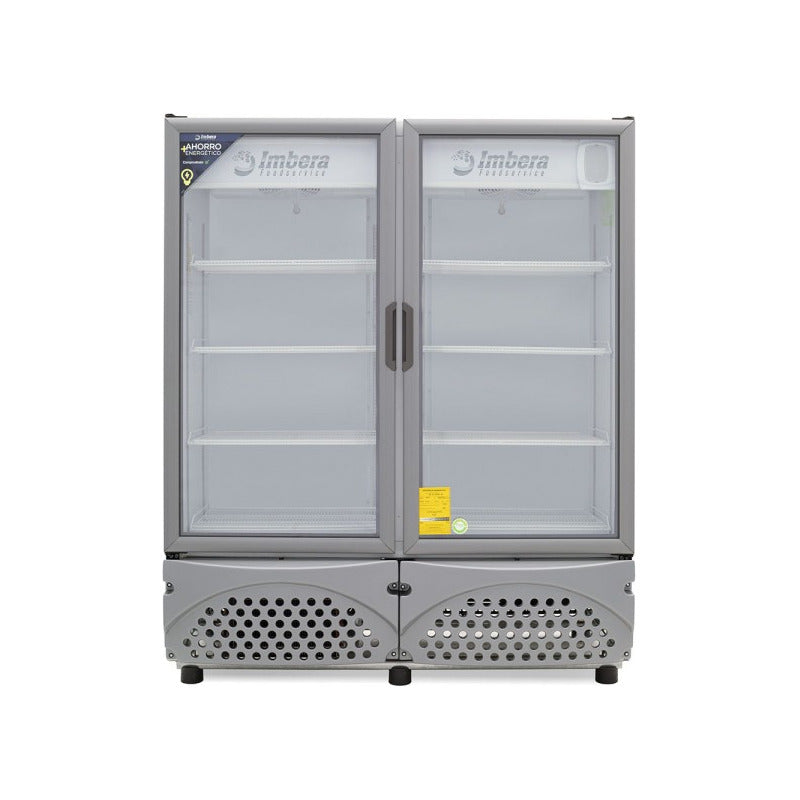 Refrigerador Comercial Vertical Imbera Vrd35 2puertas Reyfri Gris