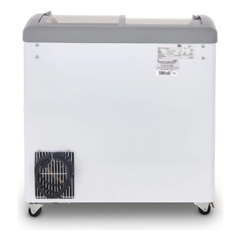 Congelador Cristal Comercial Torrey Chc-80cr Color Blanco