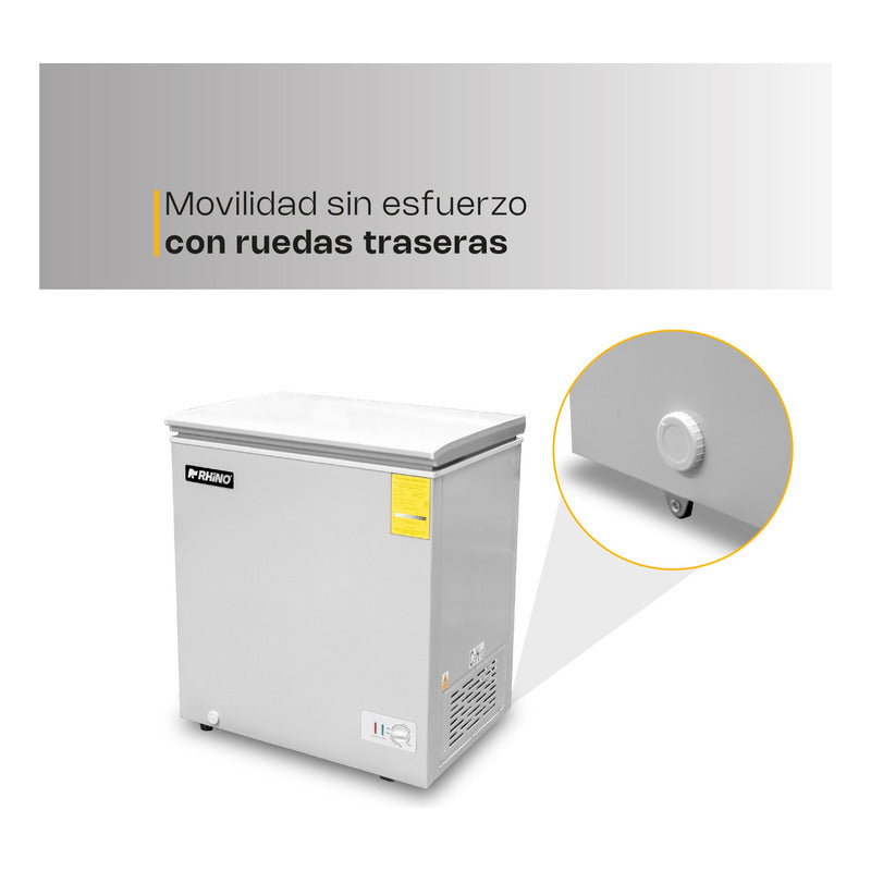 Congelador Horizontal Congeco-5 Rhino Color Blanco Reyfri Blanco