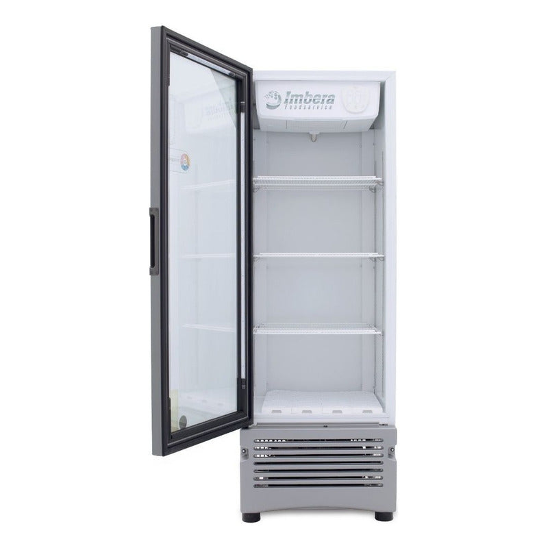 Refrigerador Vertical Imbera Vr-12 335.2l 1 Puerta Gris Luz Interior