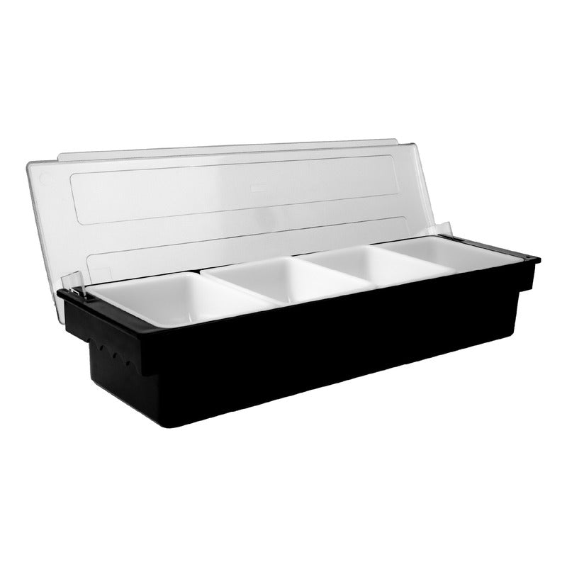 Caja Condimentos Caledonia Caco-4 Especias Ensaladas Cocina Negro