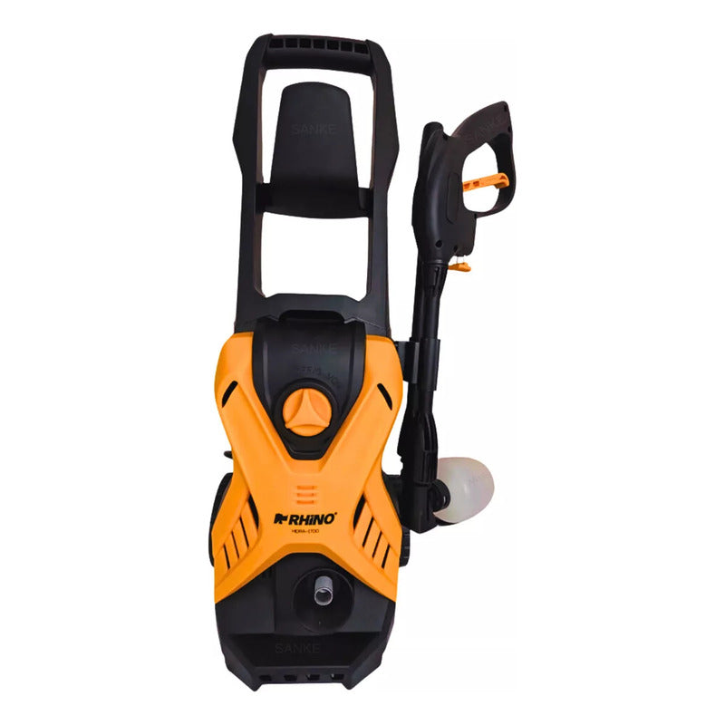 Hidrolavadora Eléctrica De Alta Presión Rhino Hidra-1700 Negro Con Amarillo 60 Hz