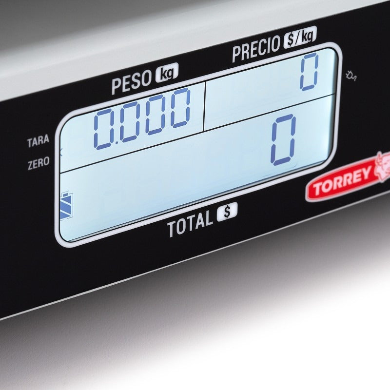 Báscula Comercial Digital Torrey Sx40-smart De 40kg  Blanco