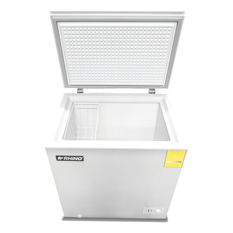 Congelador Horizontal Rhino De 140 L Con Temperatura Dual Blanco