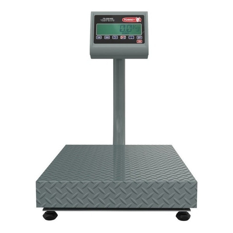 Báscula Digital Plataforma 200kg Torrey Fs-200 Pc Rbanda Color Gris Peso Máximo Soportado 200 Kg