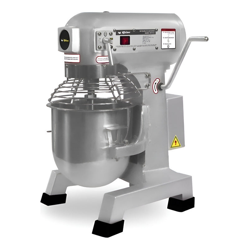 Batidora Planetaria Comercial Rhino Bati-10 Litros 1.5k Color Gris Frecuencia 60 Hz