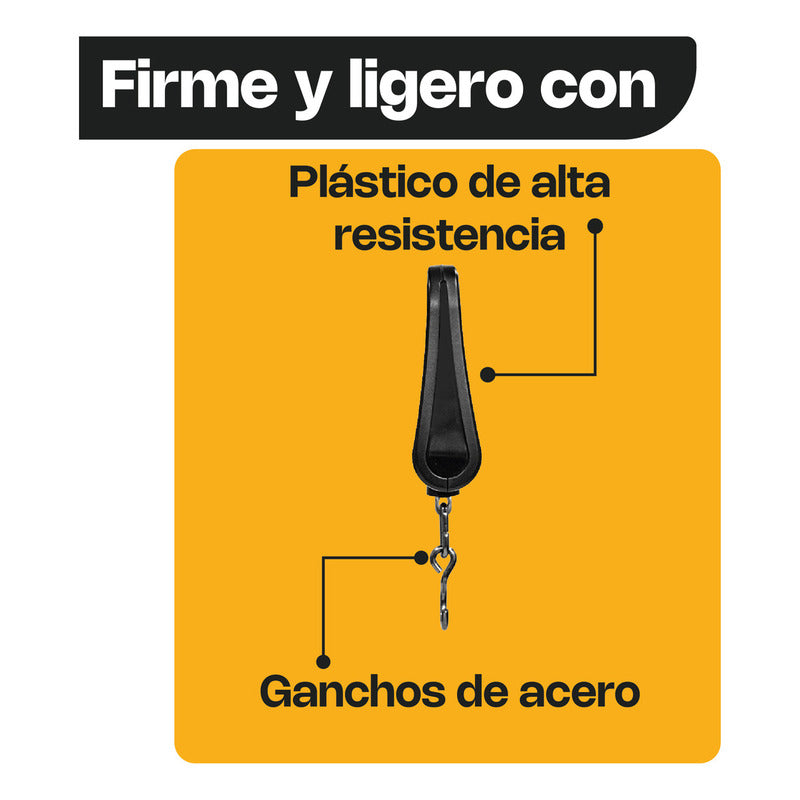 Bascula Colgante Portátil 20kg Bac-20 Color Negro Rhino