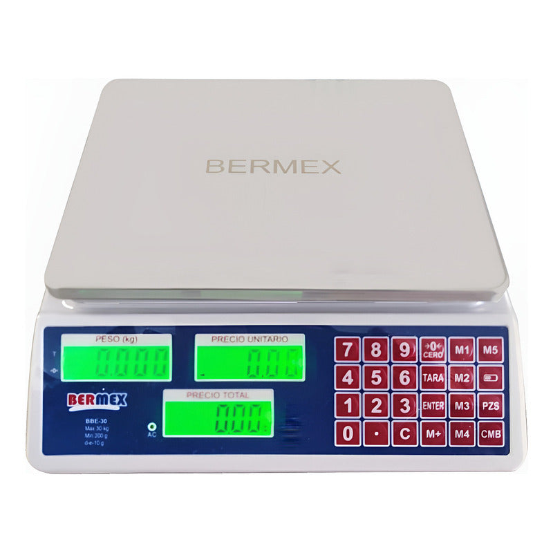 Báscula Comercial Digital Cobacorp Xfs-30 40kg Gris