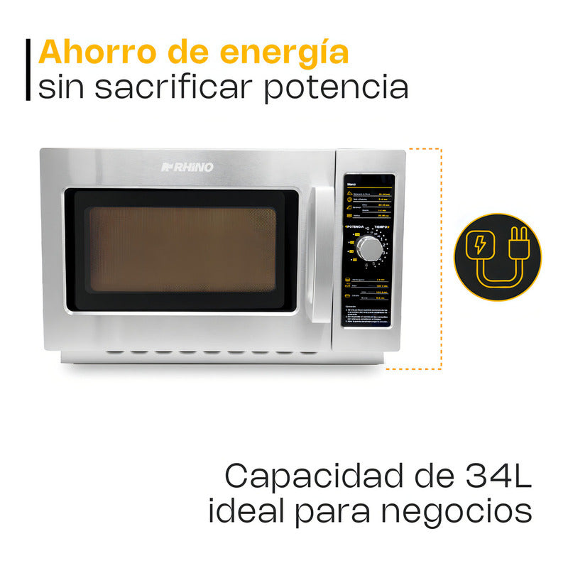 Microondas Industrial Comercial Rhino Homic-12a 1000w