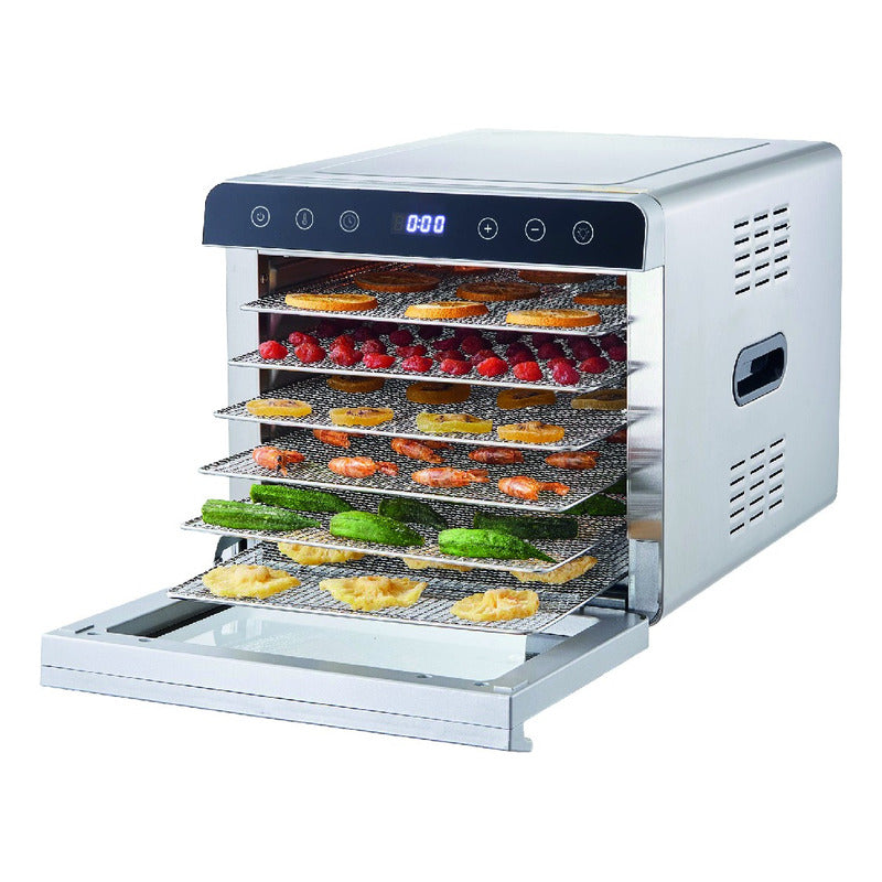 Deshidratador Alimentos Rhino Desali6 Charola 30x28cm 30a85° Gris