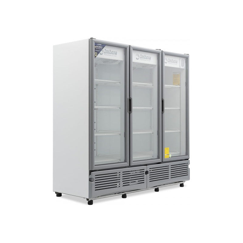 Refrigerador Comercial Imbera G372 72 Pies 3 Puertas Reyfri Gris