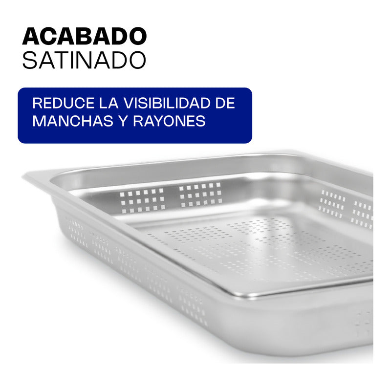 Inserto Entero De Acero Inox Perforado 2.5   Caledonia