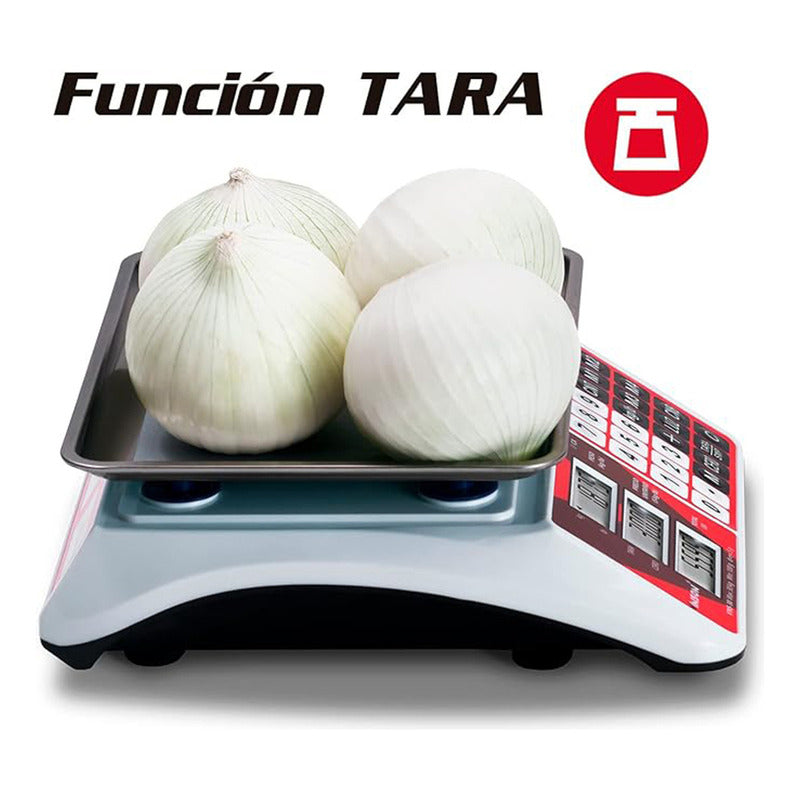 Báscula Digital Vinson Rhino 30kg Color Blanco Peso Máximo Soportado 30 Kg