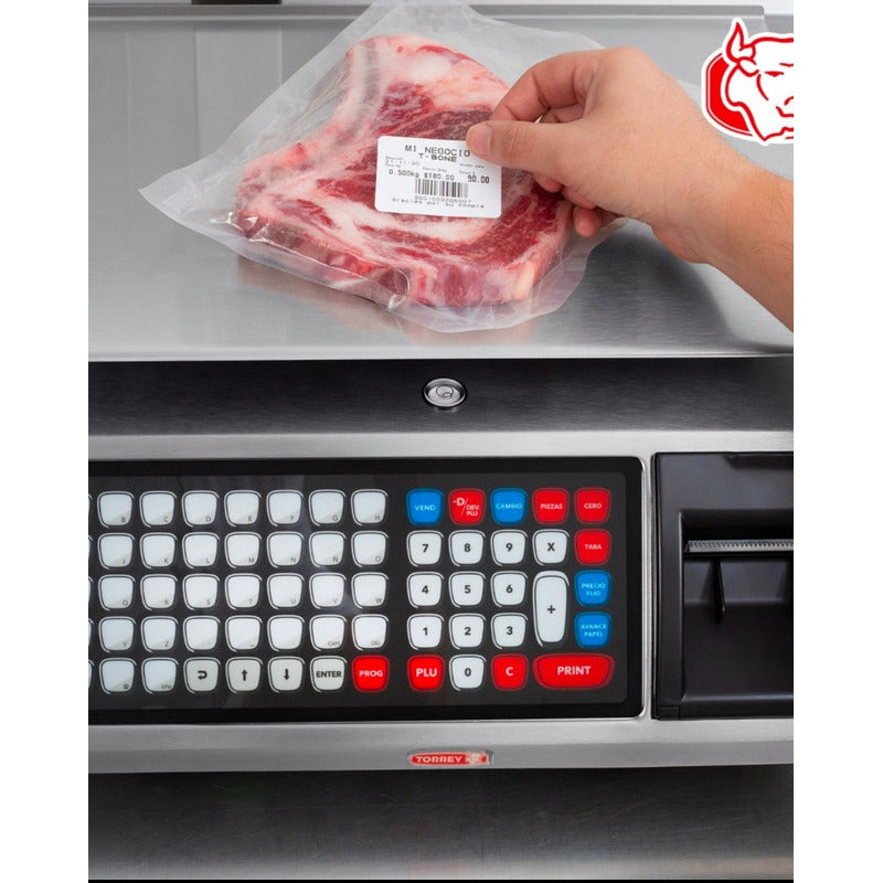 Báscula Etiquetadora Torrey W-label40 Kg A. Inox Conexión Pc