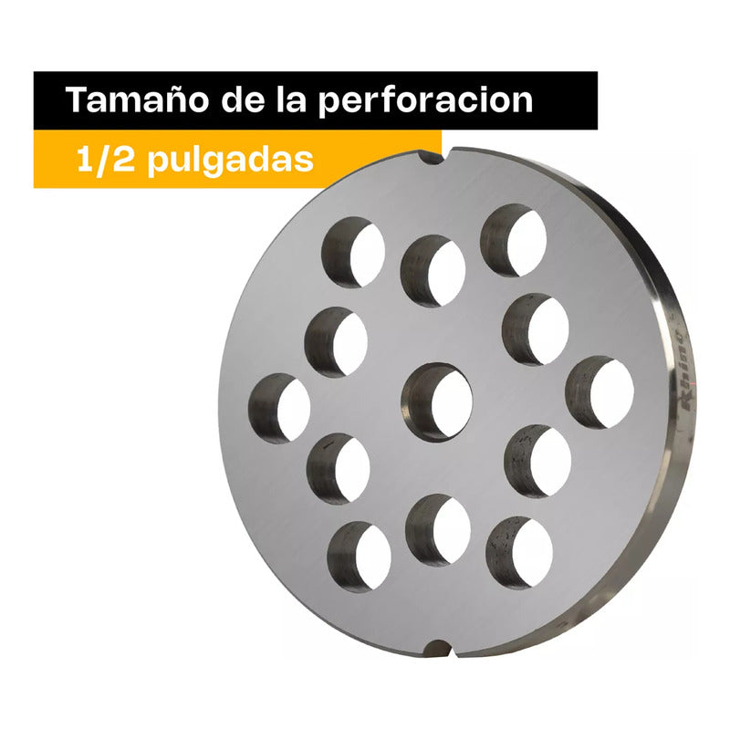 Cedazo Acero Inox. Rhino De 1/2  Para Molino De 22 Ceda22-12