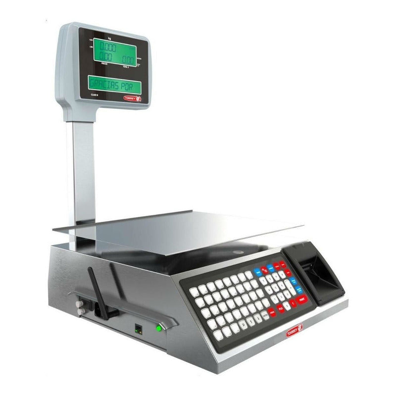 Báscula Etiquetadora Torrey W-label40 Kg A. Inox Conexión Pc