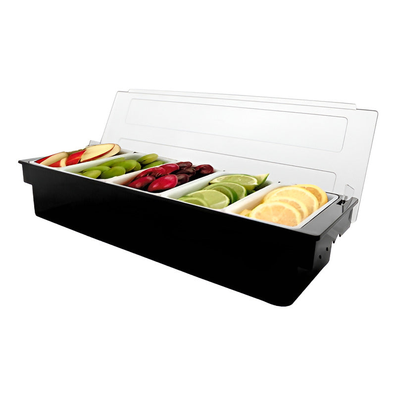 Caja Condimentos Caledonia Caco-4 Especias Ensaladas Cocina Negro