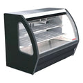 Vitrina Exhibidora Torrey Color Negro De 1.5m Reyfri Drd-5n Curvo