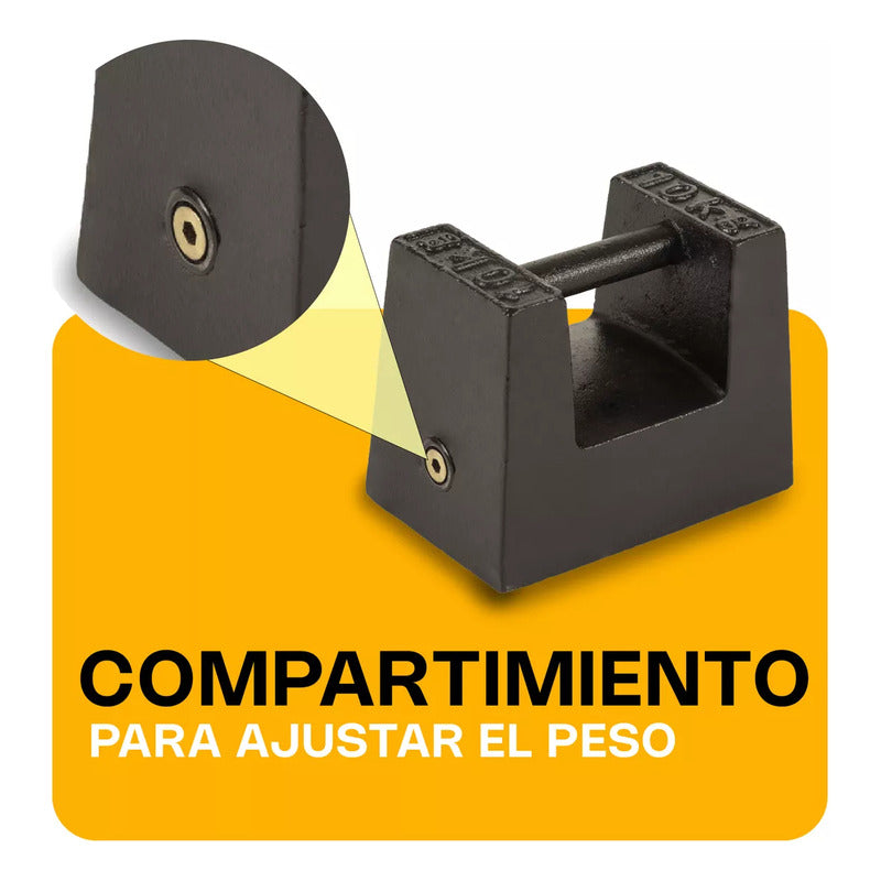 Rhino Pesa-20 Pesa Patrón De Hierrro Fundido 20 Kg Rhino