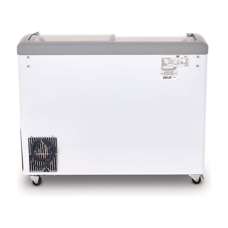 Congelador Paletero Vidrio Curvo Comercial Chc-110cr Torrey Blanco