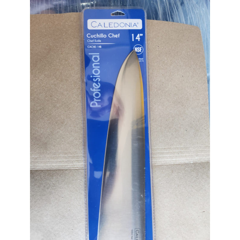Cuchillo Chef 14 Pulgadas Blanco Caledonia Cache-14b Blanco