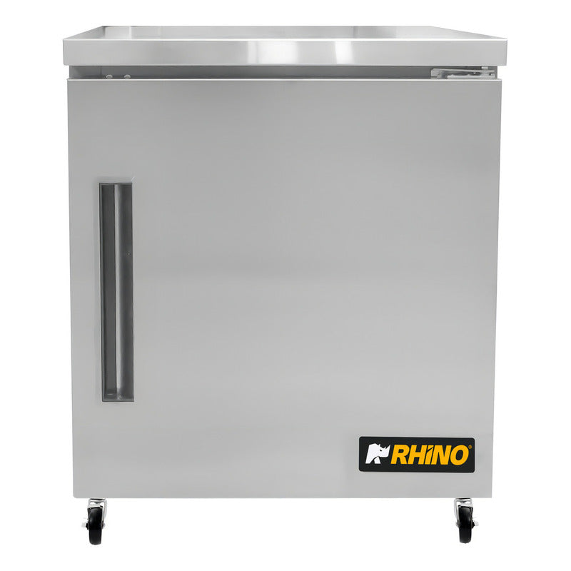 Mesa Refrigerada Bajo Barra Rhino Merbaj-27 1/10 Hp 0 A 4°c Plateado