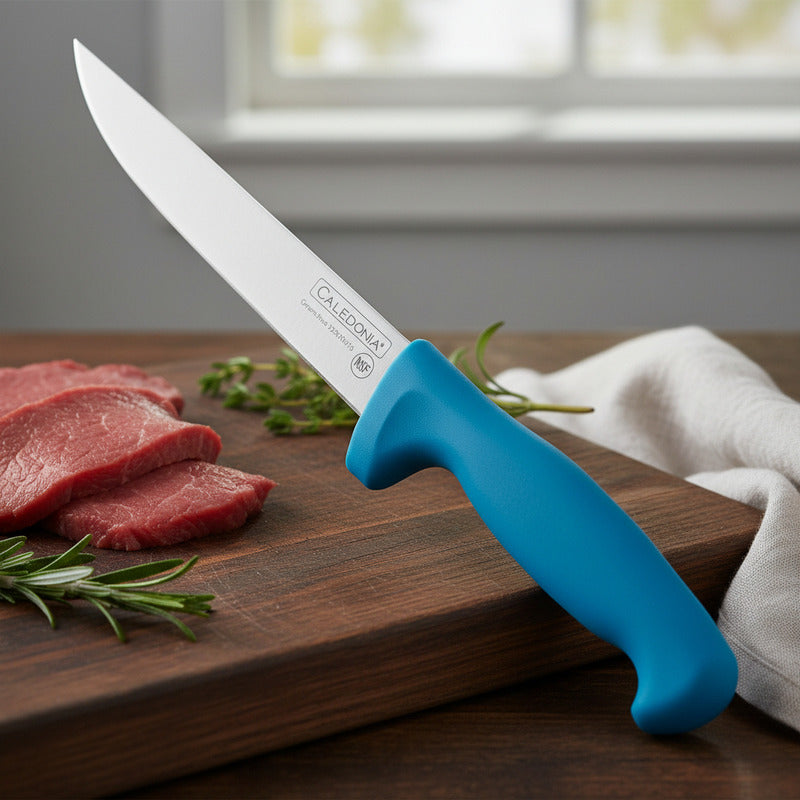 Cuchillo Deshuesador Recto 6 Pulgadas Caledonia Cader-6az Color Azul