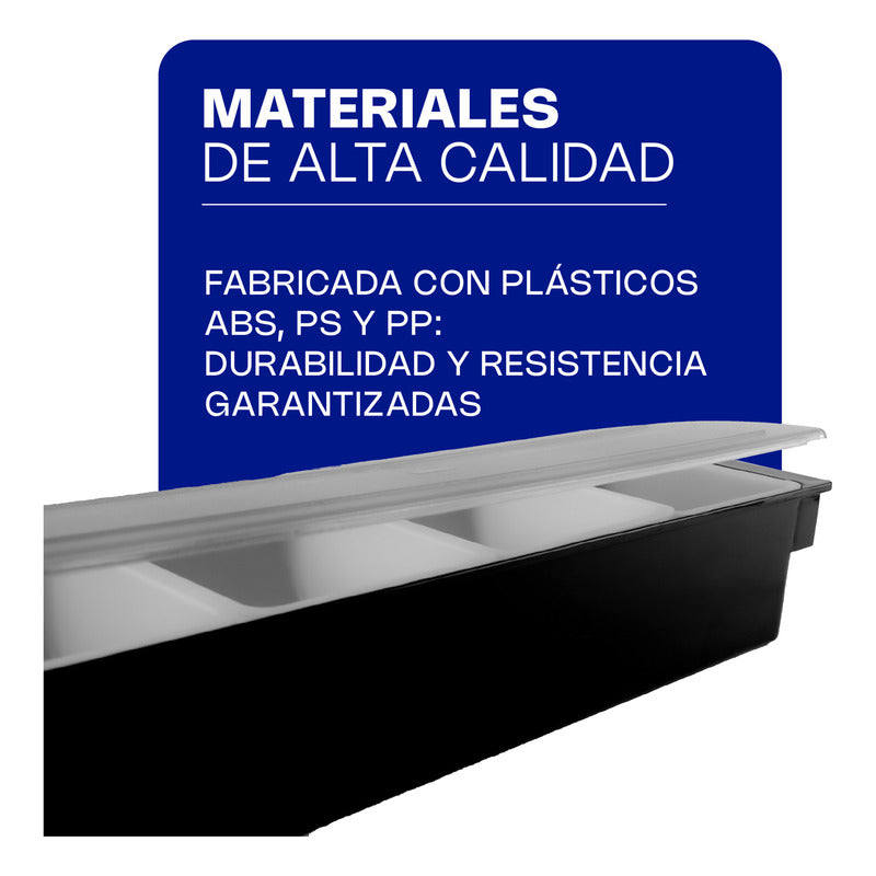 Caja Condimentos Caledonia Caco-4 Especias Ensaladas Cocina Negro