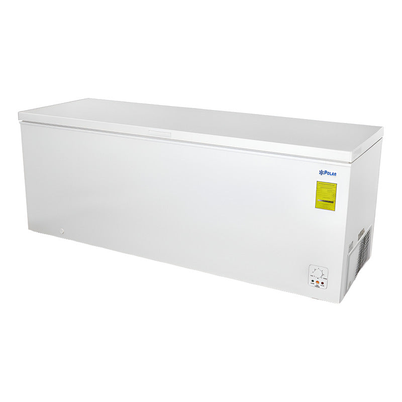 Congelador Tapa Cofre Comercial Polar Ch-256a -18°c A -27°c Blanco