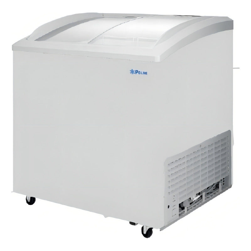 Congelador Cristal Comercial Polar Ch-300cr Capacidad 217lt. Color Blanco