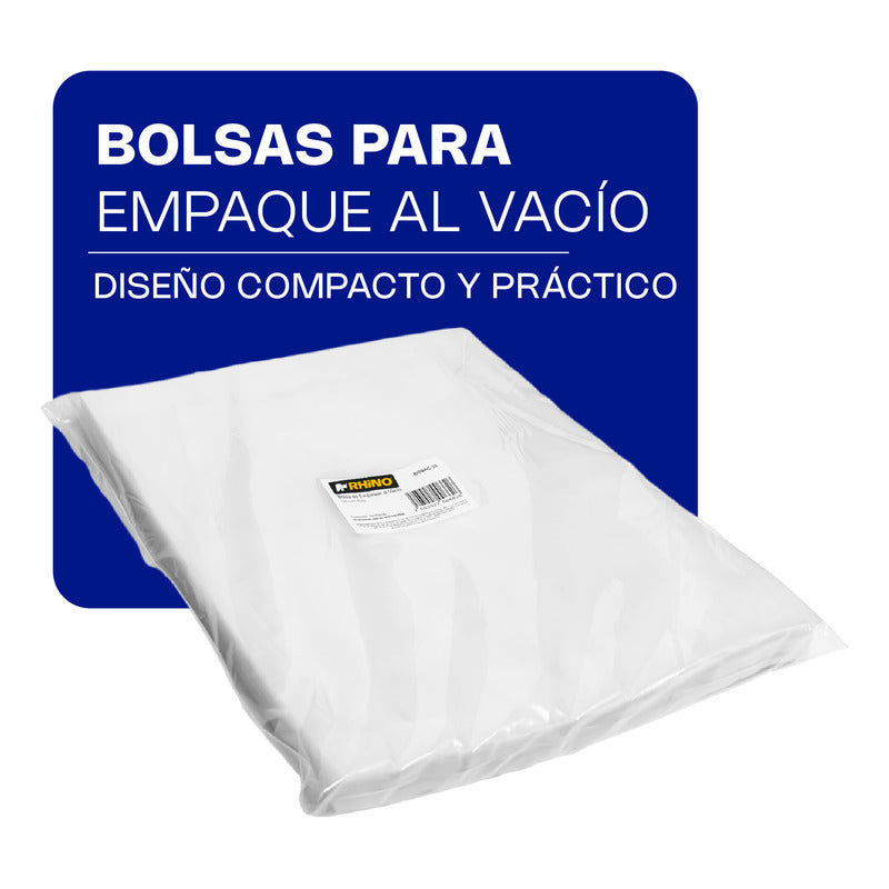 100 Bolsas Empacado Alto Vacio 25 X 33cm Paquete Bovac-33