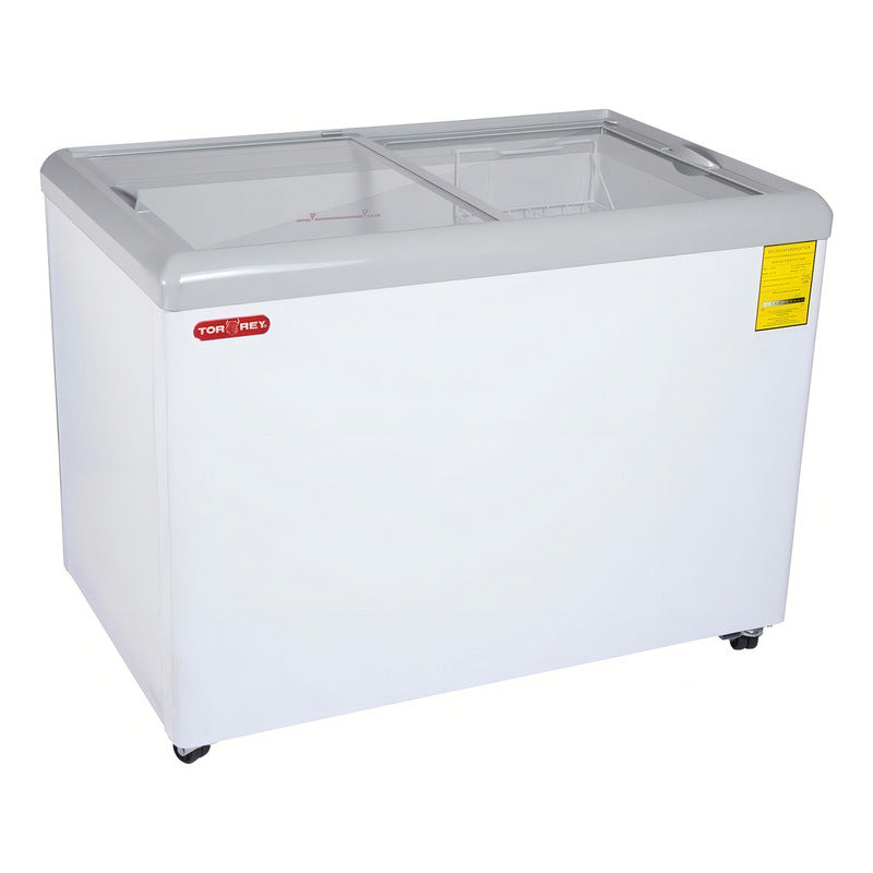 Torrey Chc-110pr Congelador Horizontal Tapa Cristal Xxcon Color Blanco