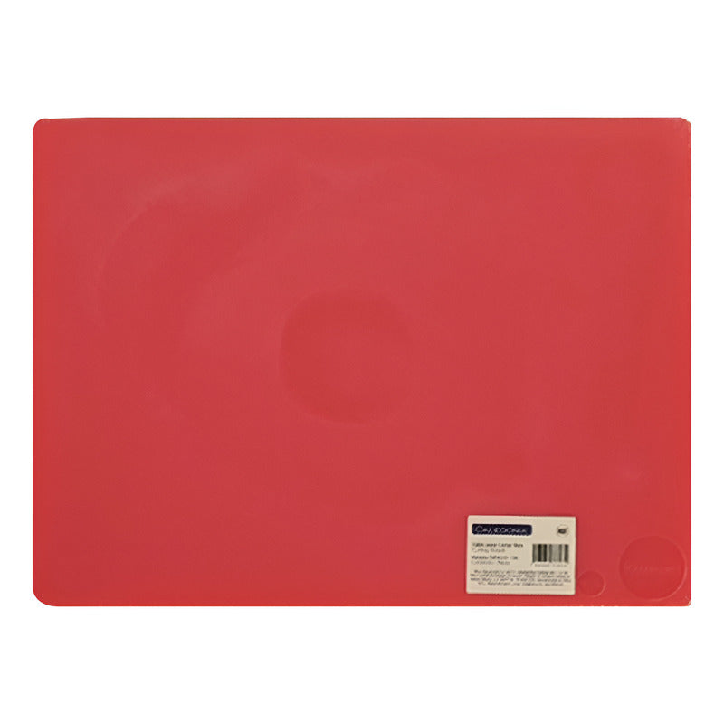 Tabla Para Cortar 50x38.3x1.2 Cm Caledonia Tapaco-15 Color Rojo Liso