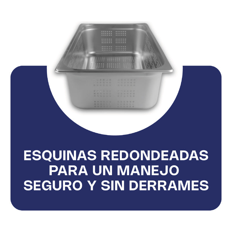 Inserto Acero Inox Perforado Entero 6 Pulgadas Inape-6