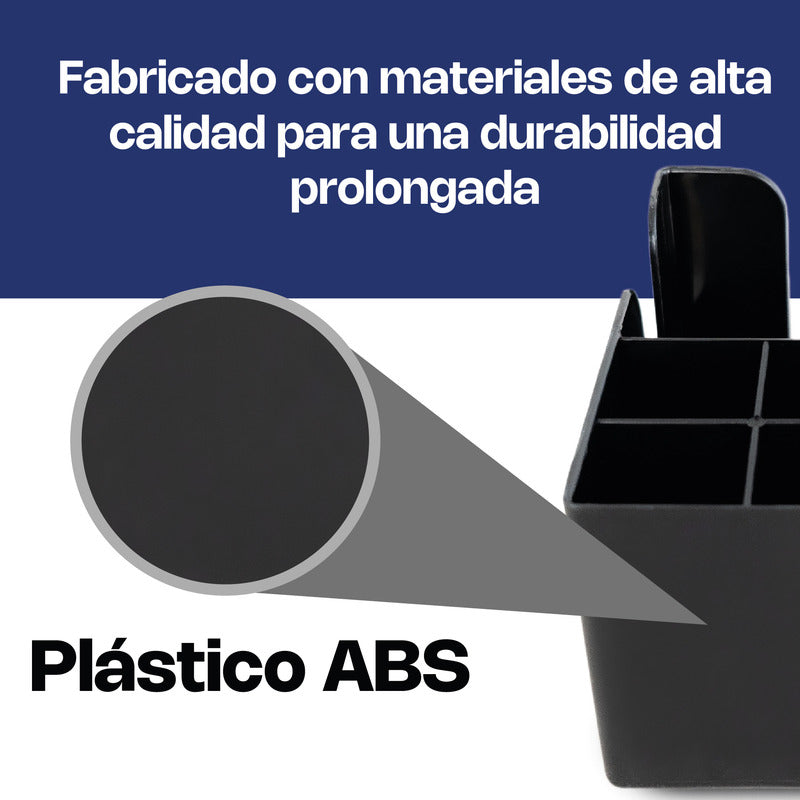 Organizador Para Mesa 6 Compartimientos Caledonia Orme-6 Negro