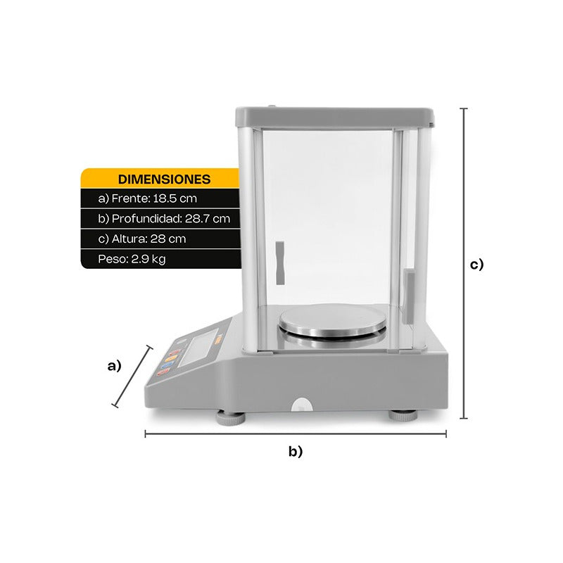 Báscula Digital Electronica Rhino Bapre600 G Precisión 0.01g