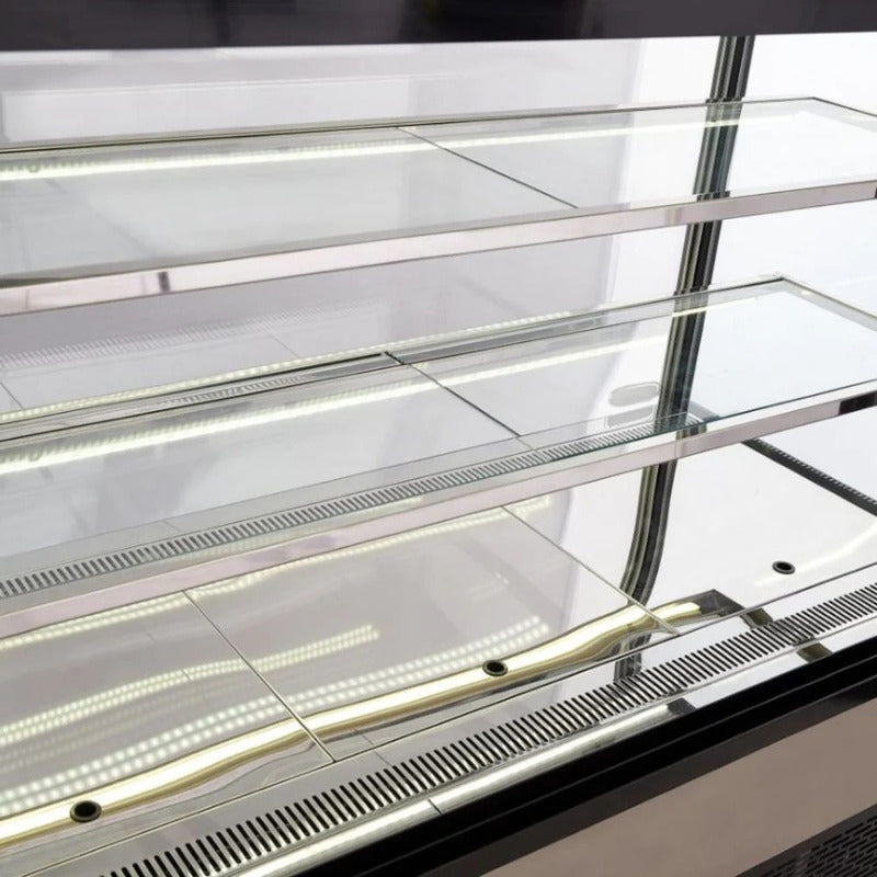 Vitrina Comercial Full Glass Torrey Vfg-150r2 2 A 10°c 1.5m Estilo De Vidrio Recto