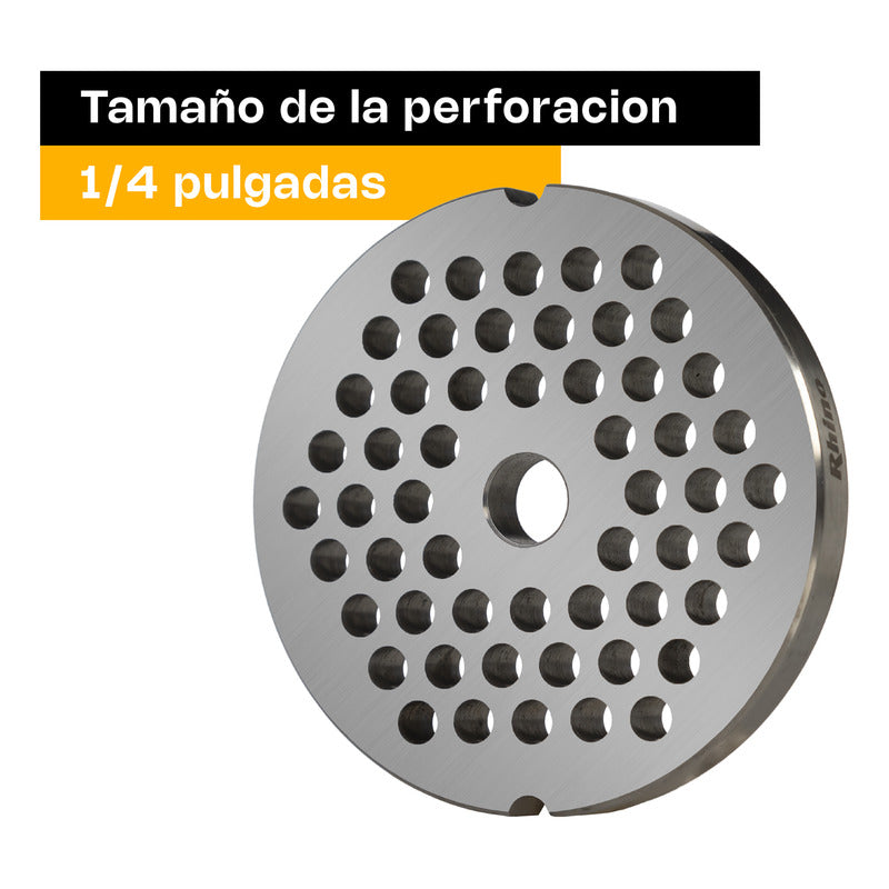 Cedazo Acero Inox. Rhino De 1/4  Para Molino De 22 Ceda22-6