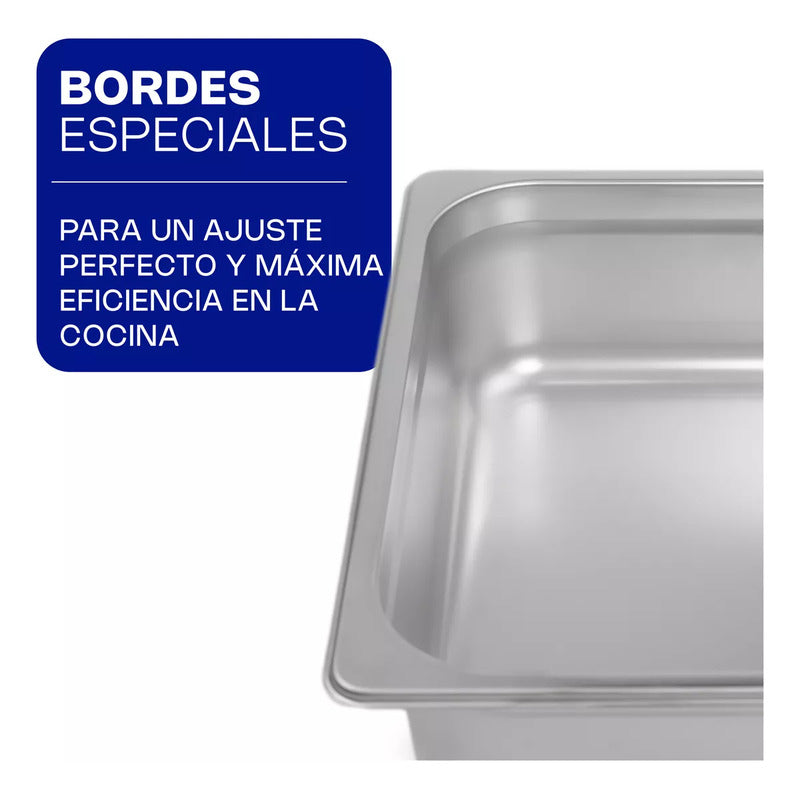 Inserto Medio De Acero Inoxidable Caledonia Inam-4 Gris