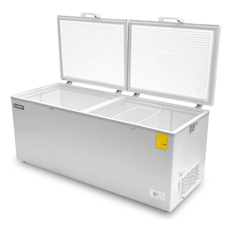 Congelador Horizontal Rhino Congeco24x 24ft3 Temp Dual Blanco