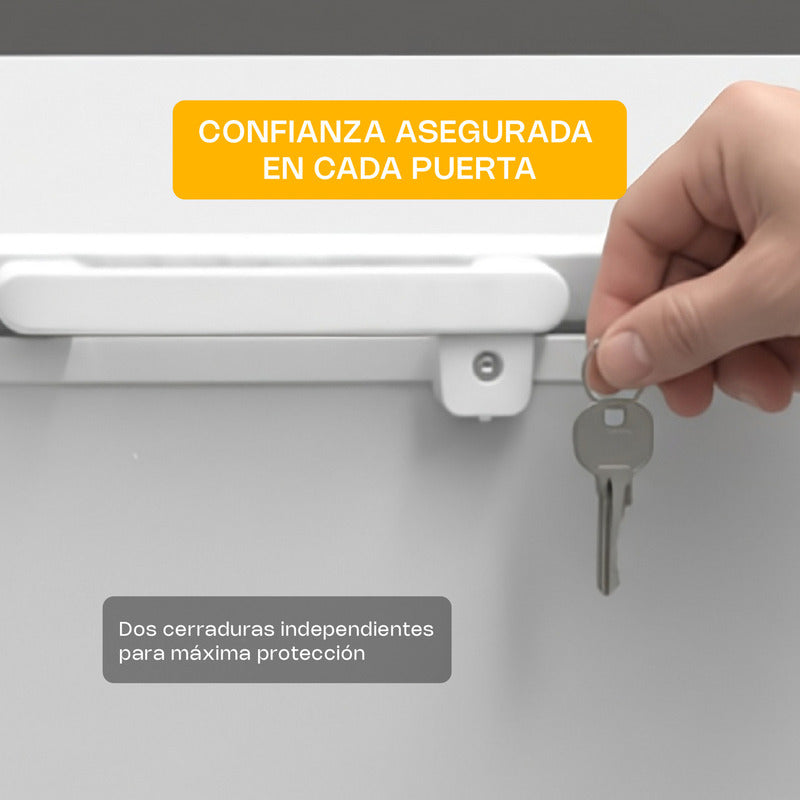 Congelador Horizontal Rhino Congeco24x 24ft3 Temp Dual Blanco