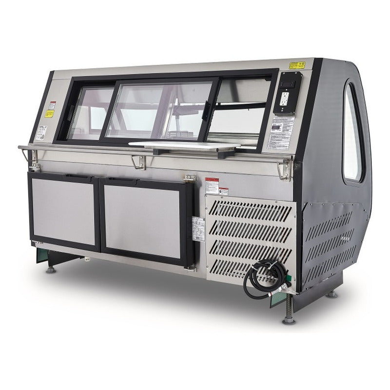 Vitrina Carnicera Torrey Capacidad De 579l Vca200-n Estilo De Vidrio Curvo